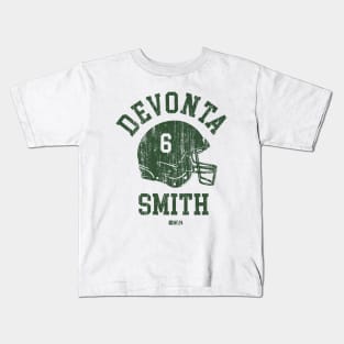 DeVonta Smith Philadelphia Helmet Font Kids T-Shirt